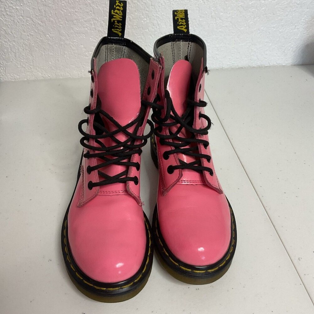 Dr. Martens CombatPink Boots 1450 Air Ware Bouncing Sole Women’s Sz. 6